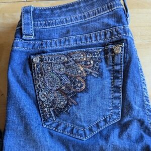 Miss me skinny jean med rise